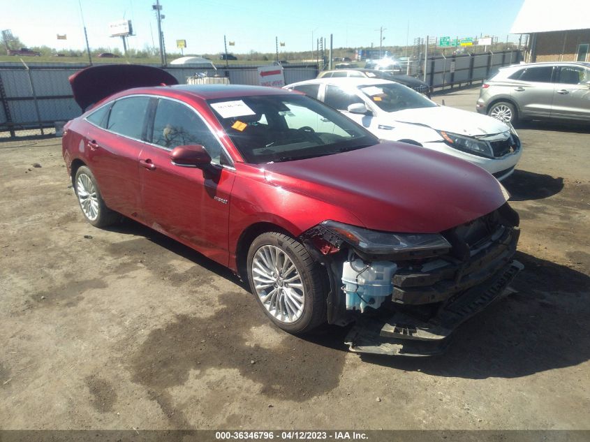 4T1D21FB6LU018344 TOYOTA AVALON HYBRID LIMITED 2020