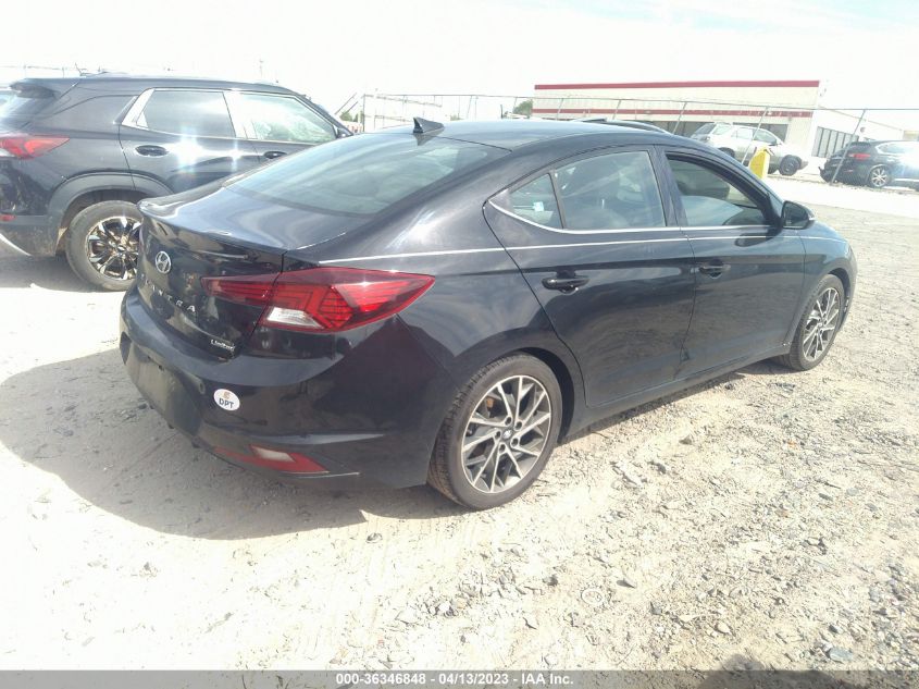 2020 HYUNDAI ELANTRA LIMITED - 5NPD84LF2LH499487