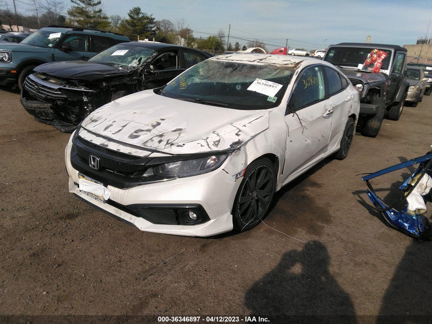 VIN 2HGFC2F84KH604080 2019 HONDA CIVIC SEDAN SPORT