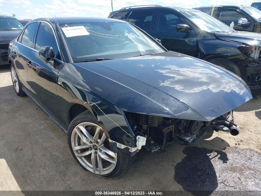 2021 AUDI A4 SEDAN S LINE PREMIUM - WAUDAAF49MA060726