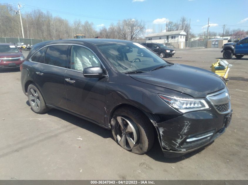 2015 ACURA MDX - 5FRYD4H21FB026233