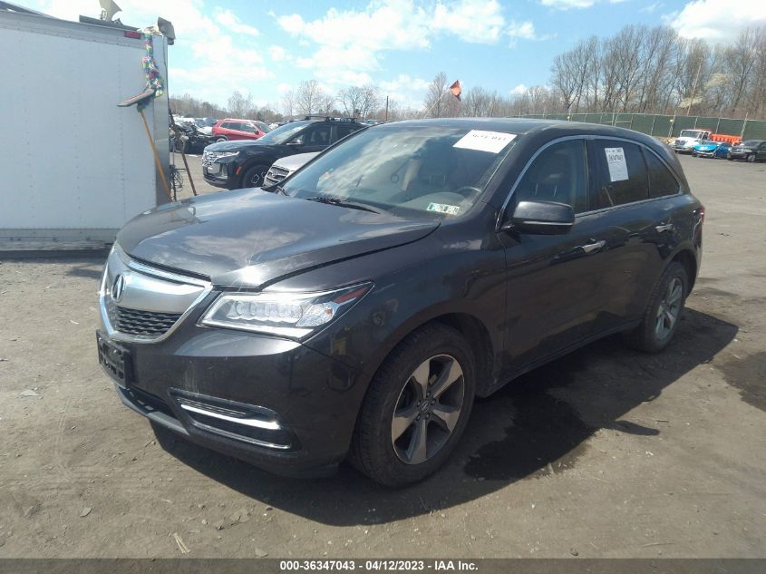 2015 ACURA MDX - 5FRYD4H21FB026233