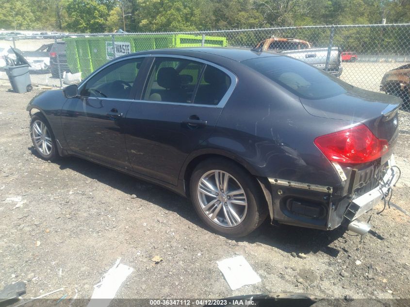 2013 INFINITI G37 SEDAN JOURNEY - JN1CV6AP3DM717782