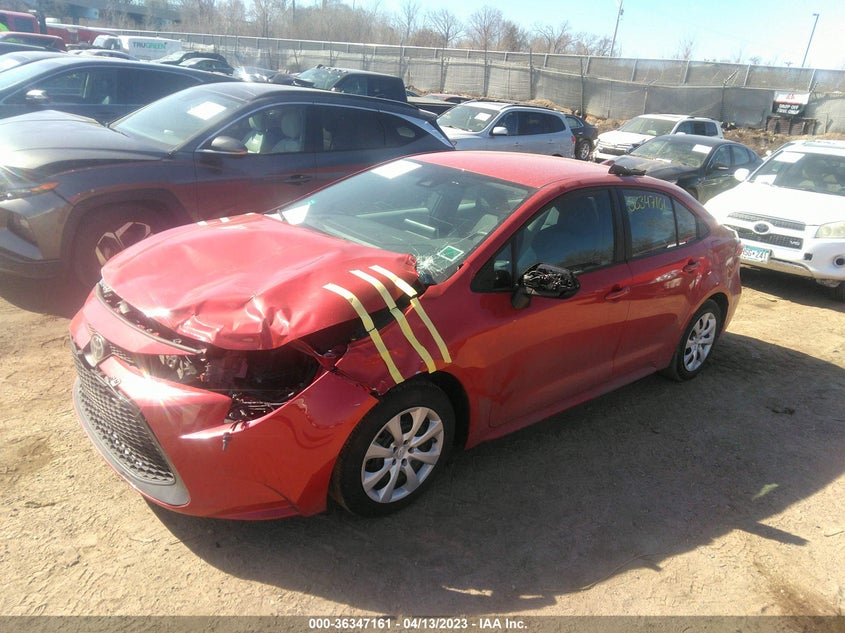 VIN 5YFEPRAEXLP104814 2020 TOYOTA COROLLA LE