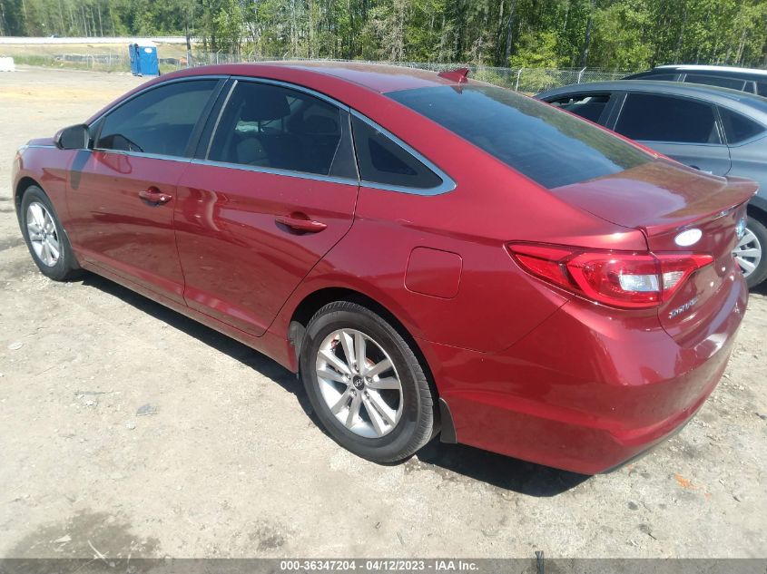 2015 HYUNDAI SONATA 2.4L SE - 5NPE24AF5FH227013