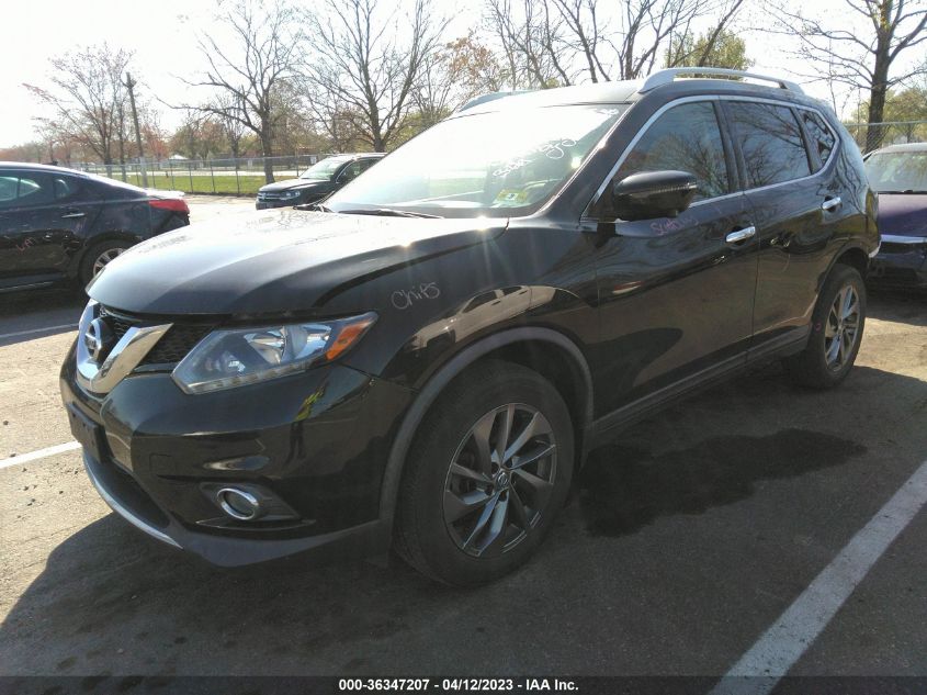 2016 NISSAN ROGUE SL - KNMAT2MV0GP716931
