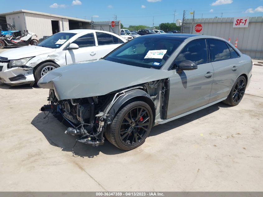 2022 AUDI S4 PRESTIGE - WAUC4AF47NA031309