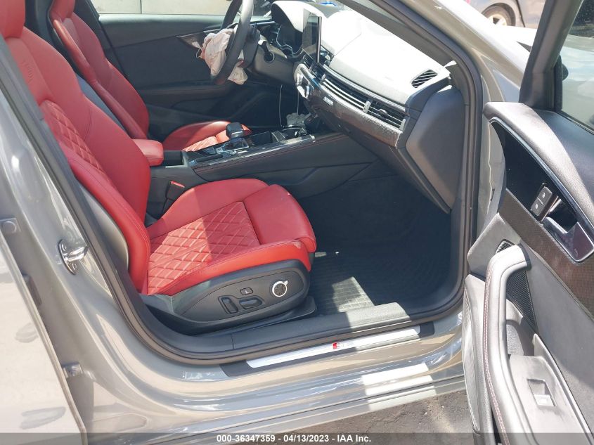 2022 AUDI S4 PRESTIGE - WAUC4AF47NA031309
