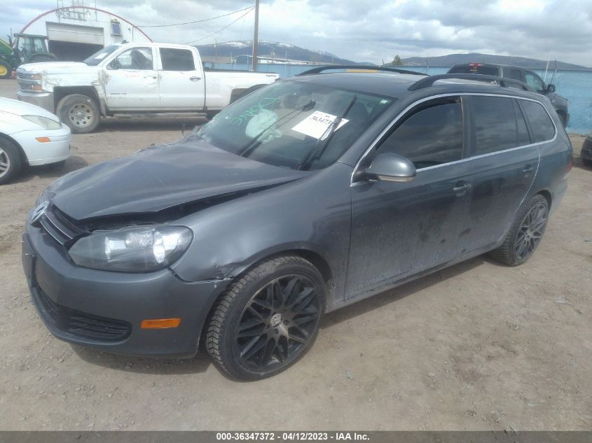 2013 VOLKSWAGEN JETTA SPORTWAGEN TDI W/SUNROOF - 3VWML7AJ1DM694724