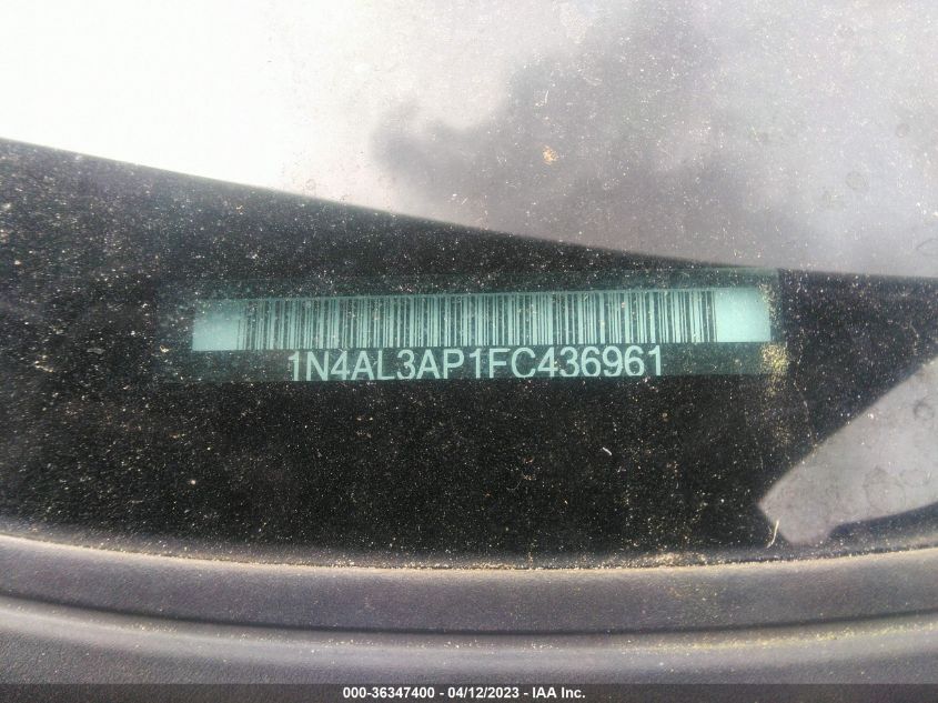 2015 NISSAN ALTIMA 2.5 - 1N4AL3AP1FC436961