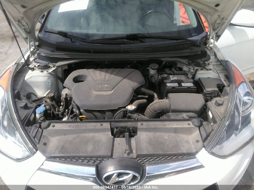 2013 HYUNDAI VELOSTER W/GRAY INT - KMHTC6AD0DU091032
