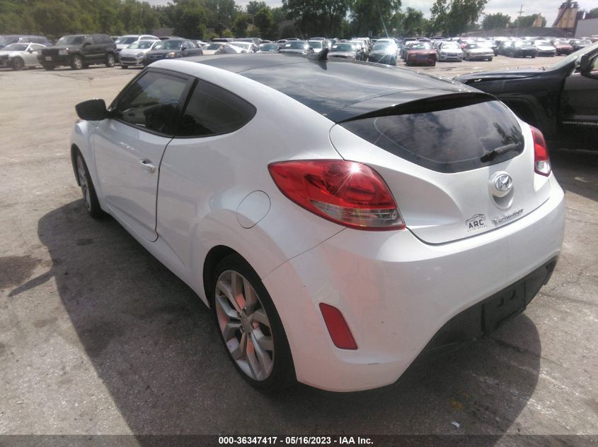 2013 HYUNDAI VELOSTER W/GRAY INT - KMHTC6AD0DU091032
