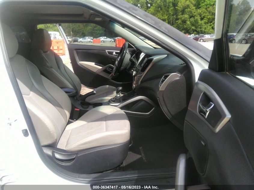 2013 HYUNDAI VELOSTER W/GRAY INT - KMHTC6AD0DU091032