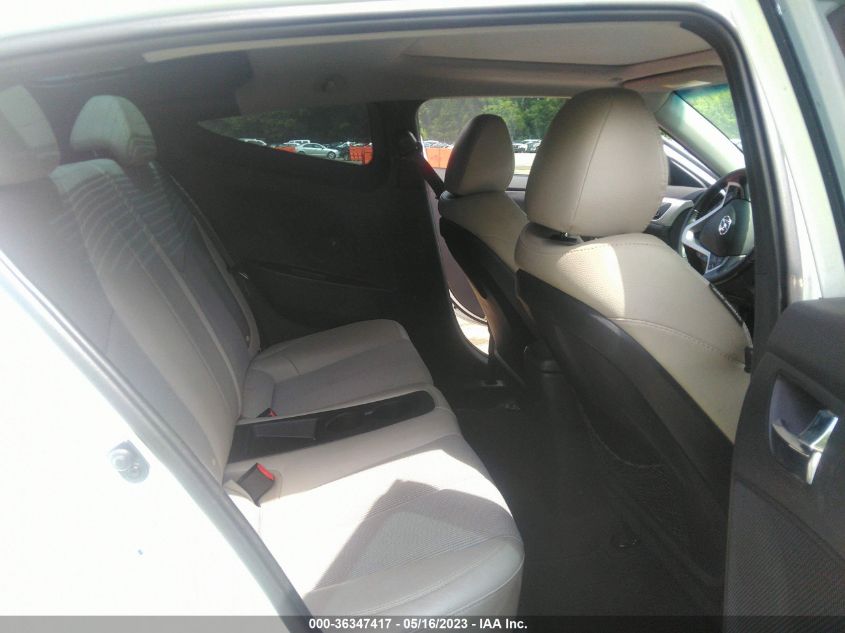 2013 HYUNDAI VELOSTER W/GRAY INT - KMHTC6AD0DU091032