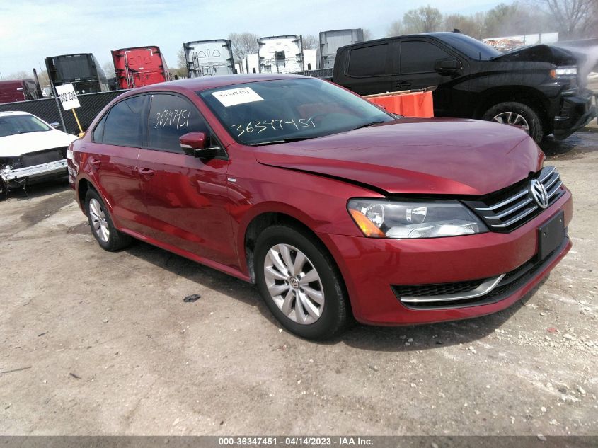 2015 VOLKSWAGEN PASSAT 1.8T WOLFSBURG ED - 1VWAT7A31FC029430