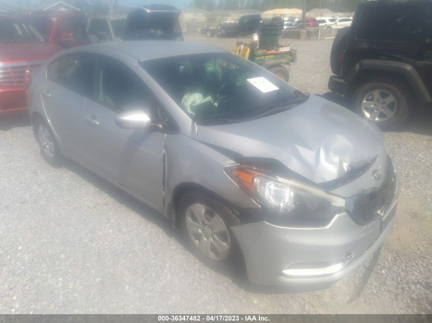 2015 KIA FORTE LX - KNAFK4A6XF5340571