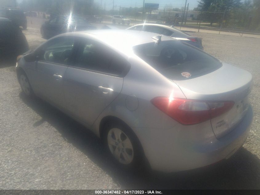 2015 KIA FORTE LX - KNAFK4A6XF5340571