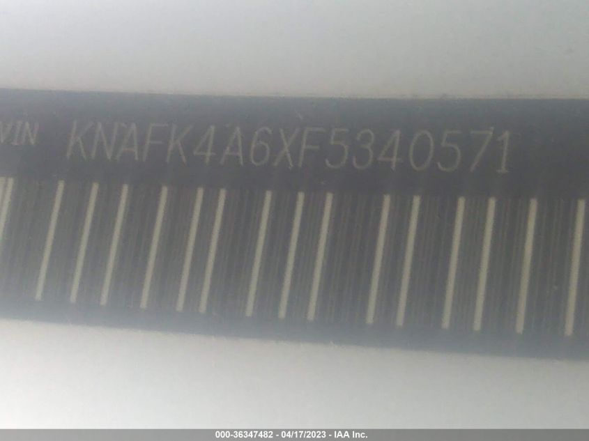 2015 KIA FORTE LX - KNAFK4A6XF5340571