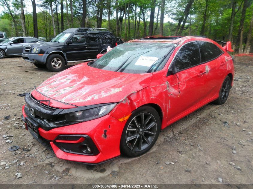 2020 HONDA CIVIC HATCHBACK EX-L - SHHFK7H82LU216539