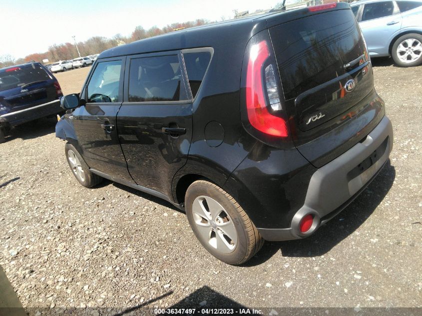2015 KIA SOUL BASE - KNDJN2A22F7765485