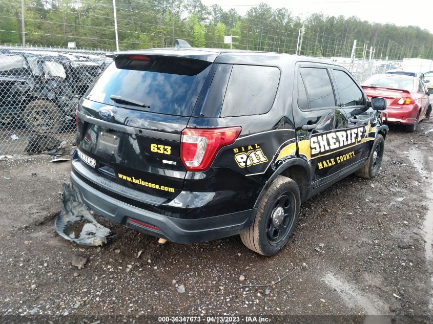 2018 FORD POLICE INTERCEPTOR 1FM5K8AR2JGC16965