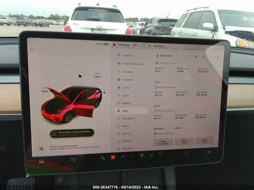 2023 TESLA MODEL Y LONG RANGE - 7SAYGDEE1PA079894