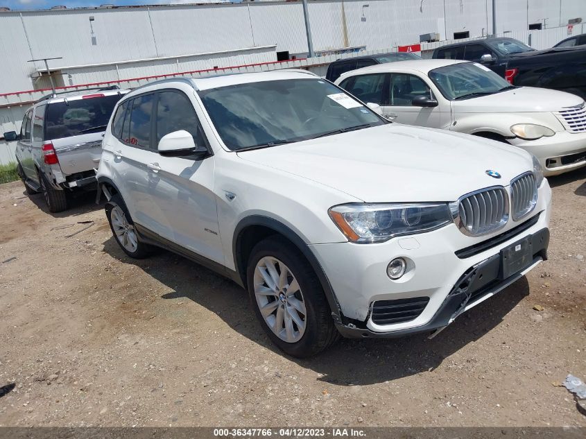 2017 BMW X3 SDRIVE28I - 5UXWZ7C56H0V85869