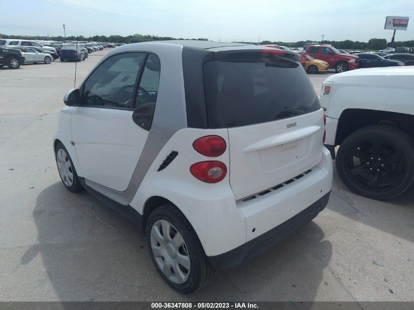 2013 SMART FORTWO PURE/PASSION WMEEJ3BA4DK625667