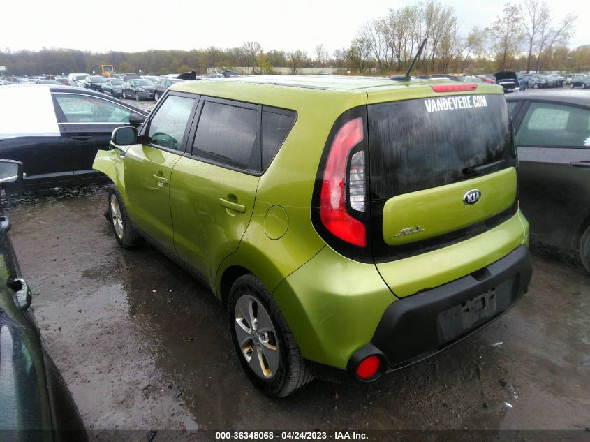 2014 KIA SOUL BASE - KNDJN2A26E7734707