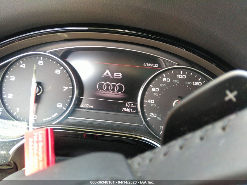 2017 AUDI A8 L SPORT - WAU43AFD2HN007312