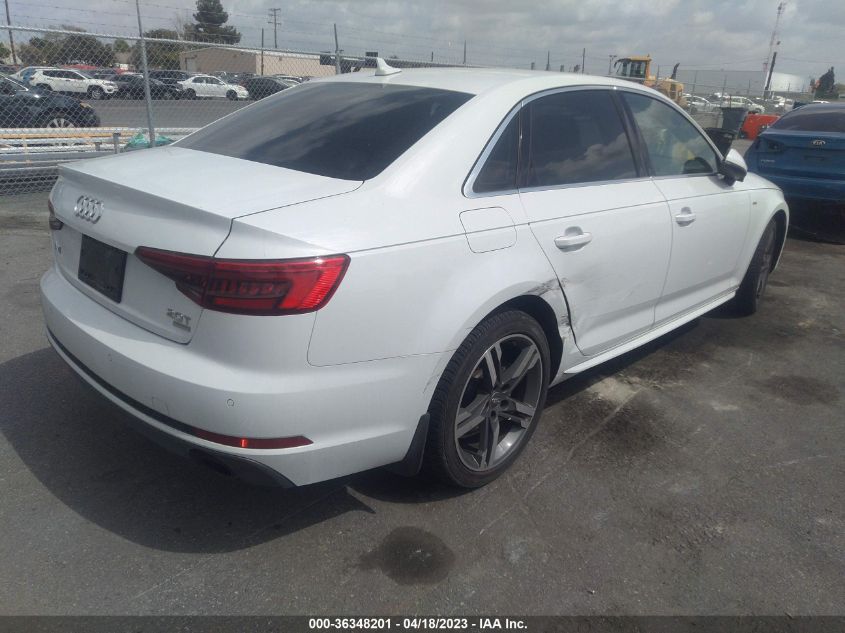 2017 AUDI A4 ULTRA PREMIUM PLUS - WAULMAF44HN059016