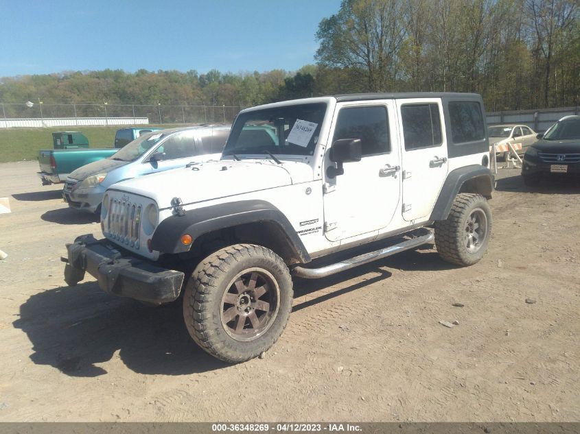2013 JEEP WRANGLER UNLIMITED SPORT - 1C4BJWDGXDL646361