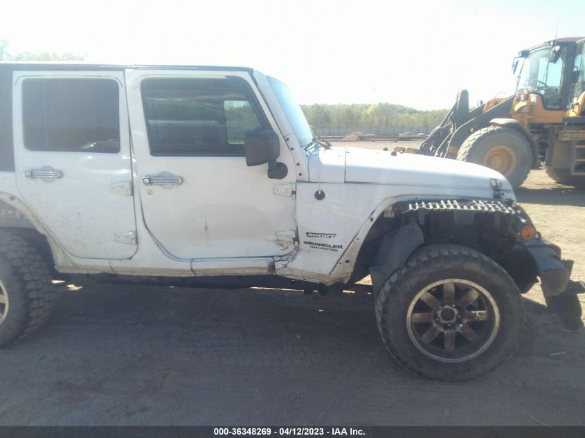 2013 JEEP WRANGLER UNLIMITED SPORT - 1C4BJWDGXDL646361
