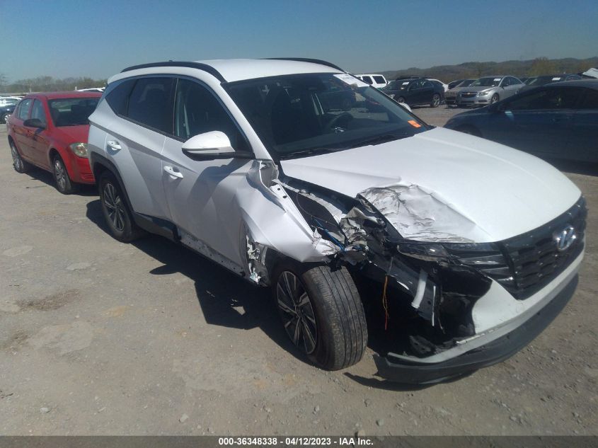 2022 HYUNDAI TUCSON HYBRID BLUE - KM8JBCA16NU020319