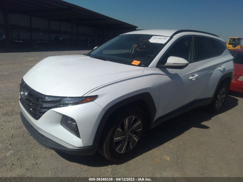 2022 HYUNDAI TUCSON HYBRID BLUE - KM8JBCA16NU020319