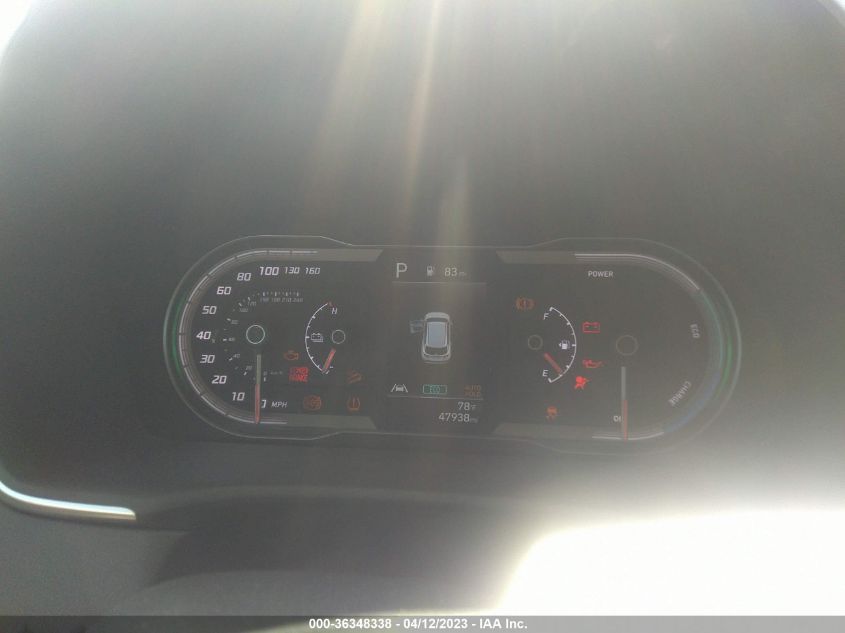 2022 HYUNDAI TUCSON HYBRID BLUE - KM8JBCA16NU020319