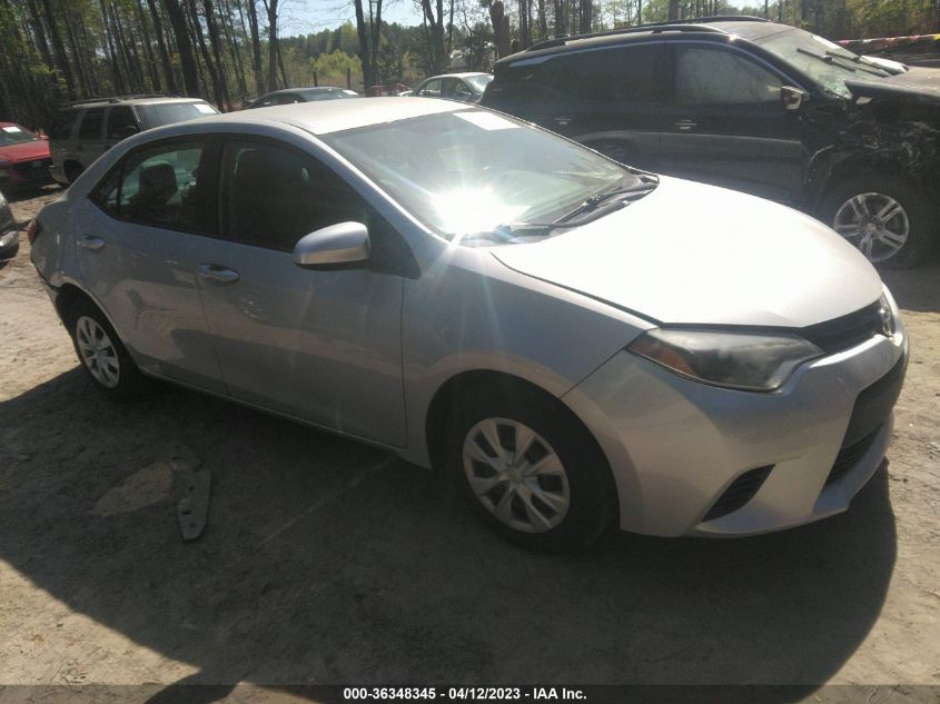 2015 TOYOTA COROLLA L/LE/S/S PLUS/LE PLUS - 2T1BURHE9FC357354