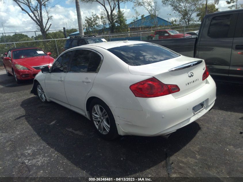 2013 INFINITI G37 SEDAN JOURNEY - JN1CV6AP3DM726336