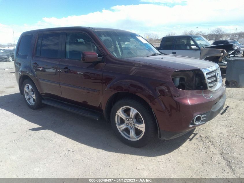 2013 HONDA PILOT EX-L - 5FNYF4H54DB065661