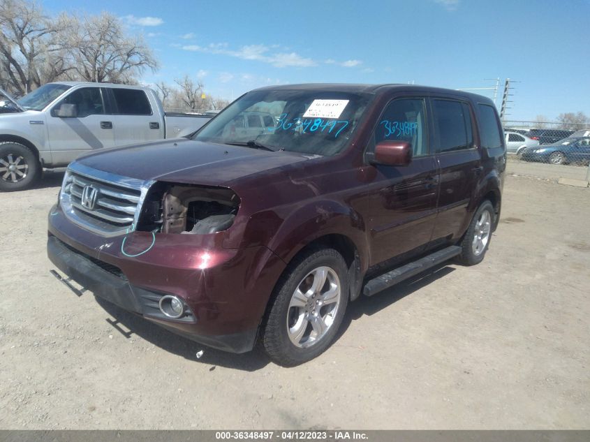 2013 HONDA PILOT EX-L - 5FNYF4H54DB065661