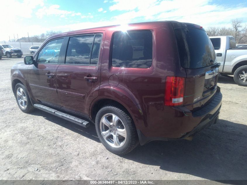 2013 HONDA PILOT EX-L - 5FNYF4H54DB065661