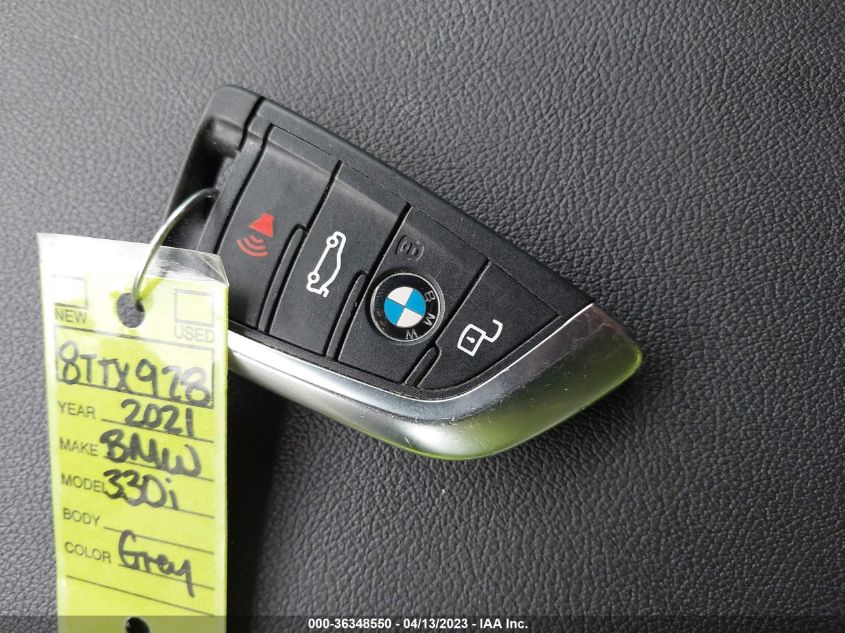 2021 BMW 3 SERIES 330I - 3MW5R1J0XM8B73100