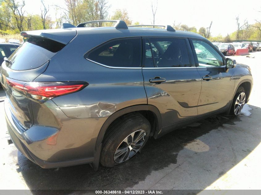 2022 TOYOTA HIGHLANDER XLE - 5TDGZRBH9NS179137