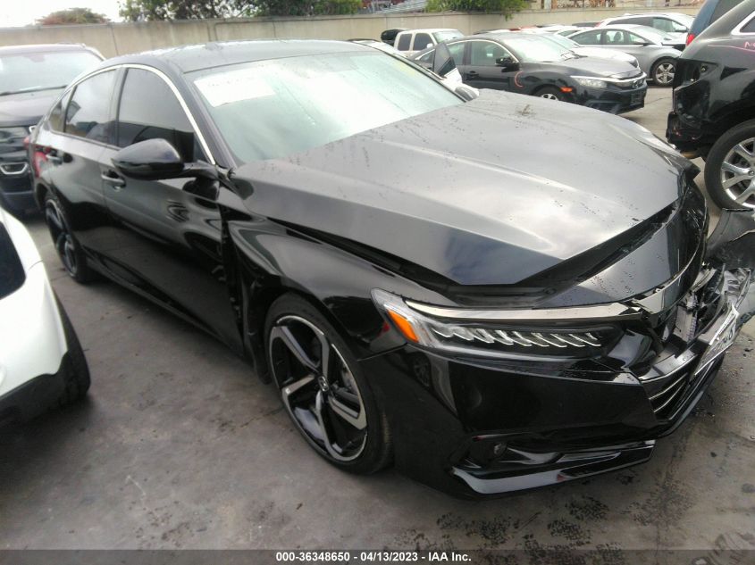 2022 HONDA ACCORD SEDAN SPORT - 1HGCV1F38NA085002