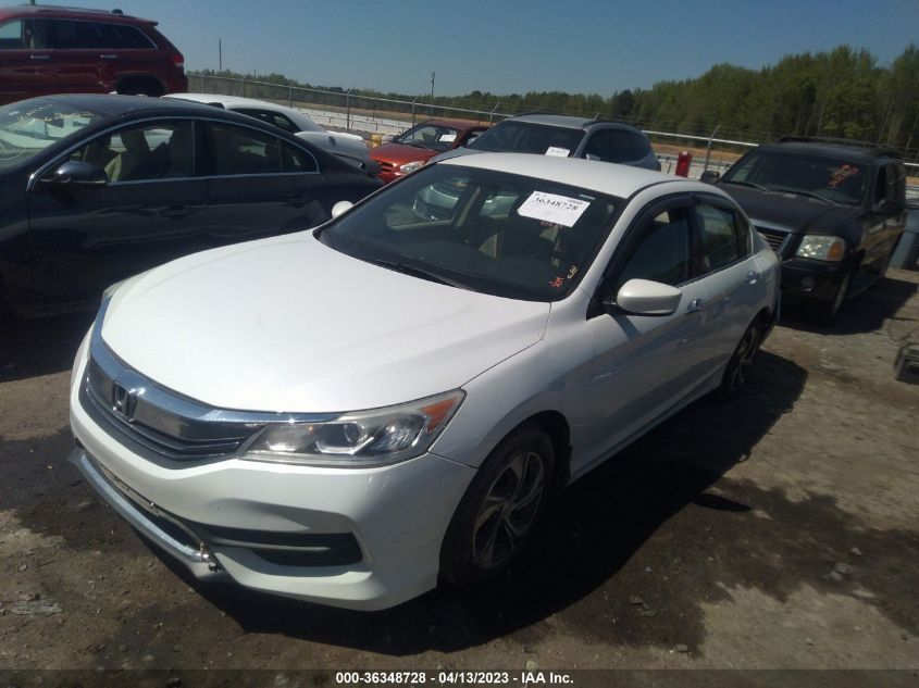 2016 HONDA ACCORD SEDAN LX - 1HGCR2F32GA093142