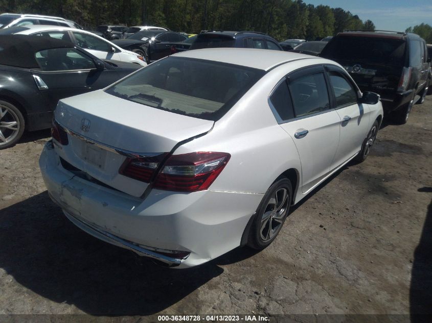 2016 HONDA ACCORD SEDAN LX - 1HGCR2F32GA093142