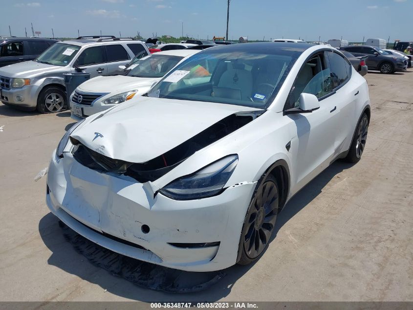 2021 TESLA MODEL Y PERFORMANCE - 5YJYGDEF0MF244578