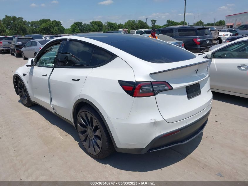 2021 TESLA MODEL Y PERFORMANCE - 5YJYGDEF0MF244578