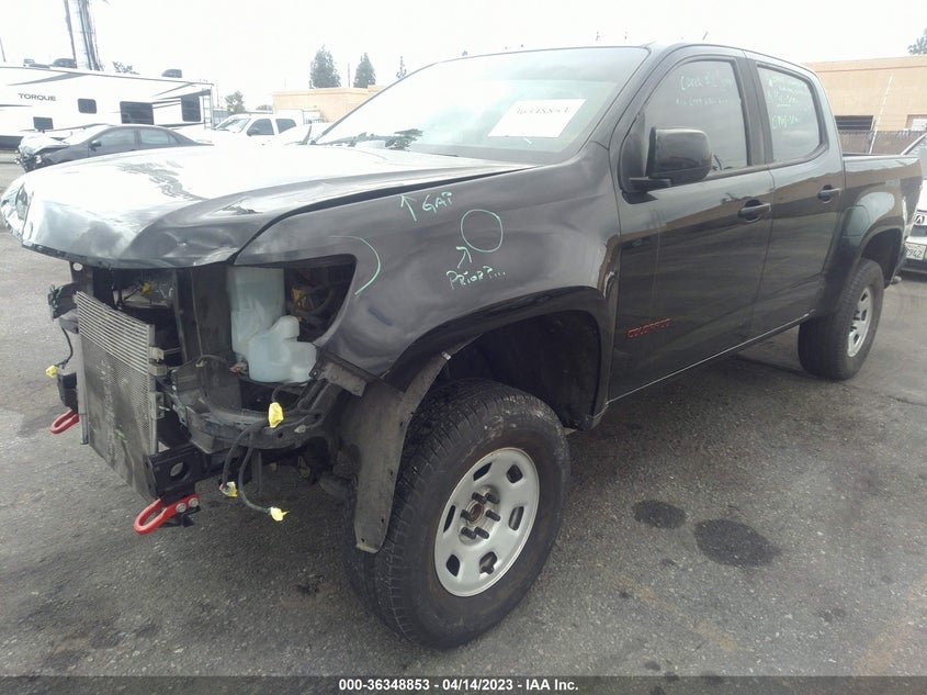 VIN 1GCGSCEN7J1127323 2018 CHEVROLET COLORADO 2WD LT