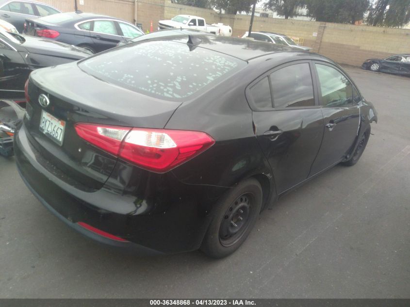 2015 KIA FORTE LX - KNAFK4A66F5316462